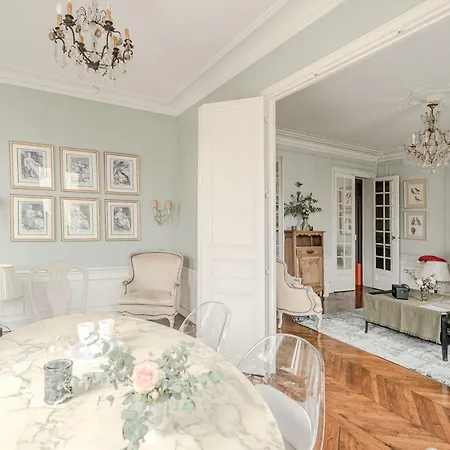 Ac 3bds With Arc De Triomphe View & Terrace Appartamento